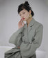Curved Hem Cropped Jacket